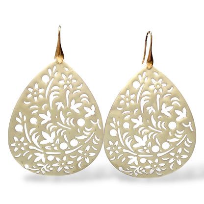 Orecchini Pendenti a Goccia con Glitter o Smalto - OR.AG05