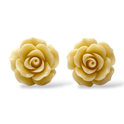 Orecchini Rosa Panna - OR.AG29