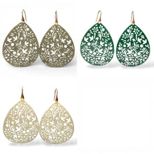 Orecchini Pendenti a Goccia con Glitter o Smalto - OR.AG05