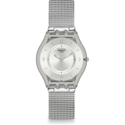 Orologio Donna Swatch Skin Metal Knit - SFM118M