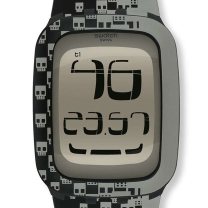 Orologio Digitale Unisex Swatch Touch Skull - SURB101