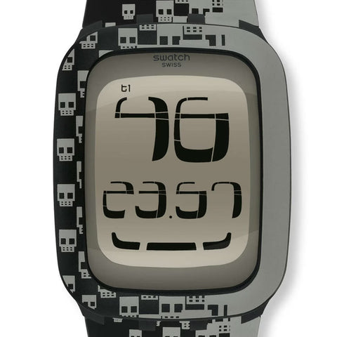Orologio Digitale Unisex Swatch Touch Skull - SURB101