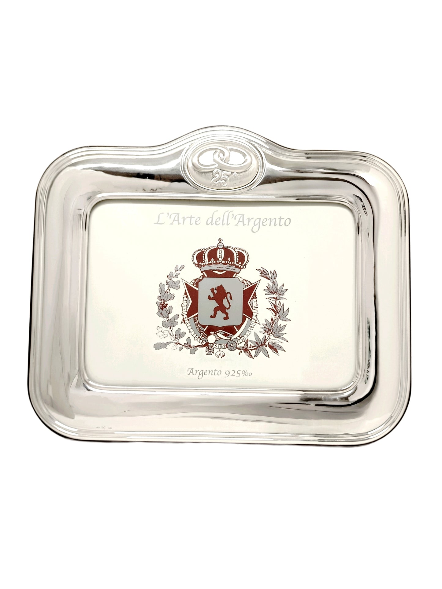 Cornice 25° Anniversario In Argento -  AU0H