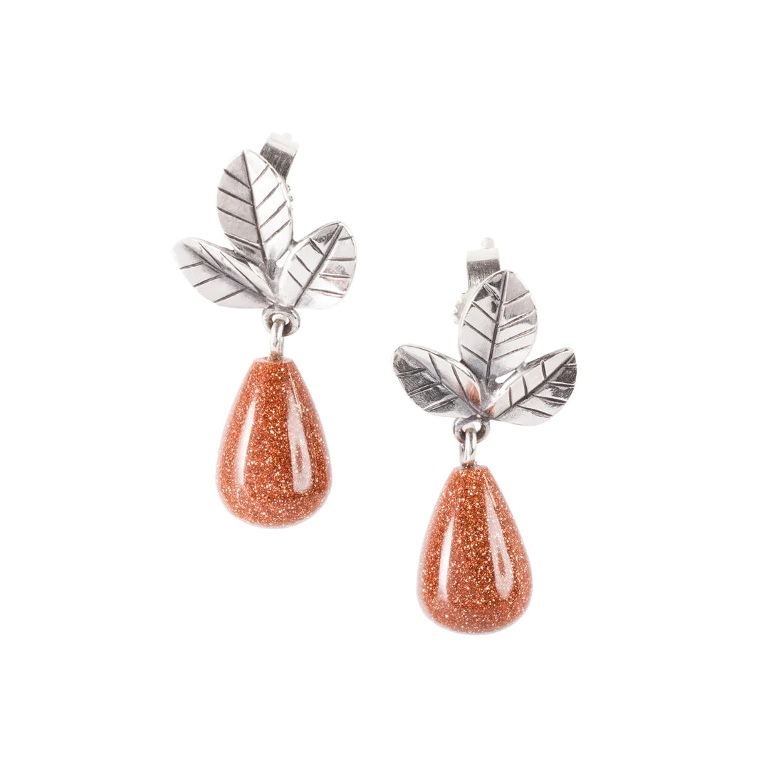 Orecchini Foglie della Positività Trollbeads - TAGEA-00127 /