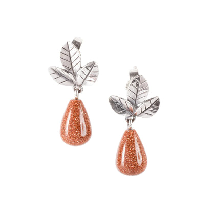 Orecchini Foglie della Positività Trollbeads - TAGEA-00127 /