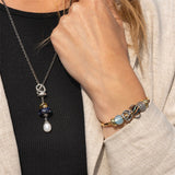 Agata Blu Chiaro RotondaTrollbeads - TSTBE-00037