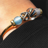 Agata Blu Chiaro RotondaTrollbeads - TSTBE-00037