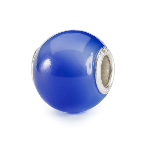 Agata Blu Scuro Rotonda Trollbeads - TSTBE-00038