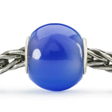 Agata Blu Scuro Rotonda Trollbeads - TSTBE-00038