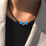 Agata Blu Scuro Rotonda Trollbeads - TSTBE-00038