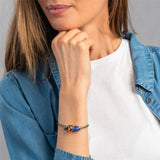 Agata Blu Scuro Rotonda Trollbeads - TSTBE-00038