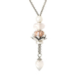 Collana d'Argento con Quarzo Rosa Trollbeads - TAGFA-00077