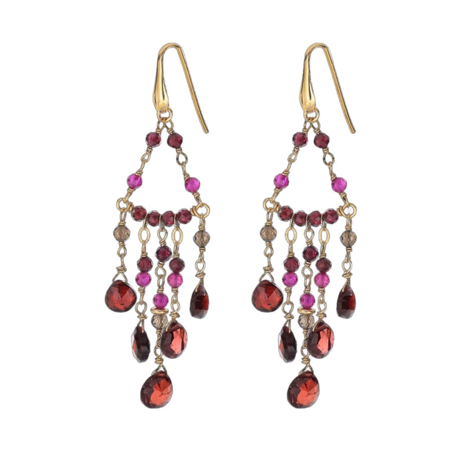 Orecchini Pendenti Ishwara Chandelier  - ORCR3/GR