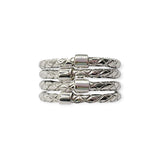 Anello 4 Fedine Decorate Donna Love Bond in Argento - AAFR0699