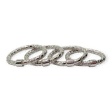 Anello 4 Fedine Decorate Donna Love Bond in Argento - AAFR0699
