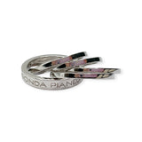 Anello Fedine Intrecciate Donna Love Connection in Argento- AAFR0504