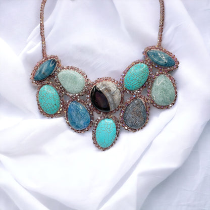 Collana Donna Pietre Dure Turchesi Ottaviani Bijoux - 48494