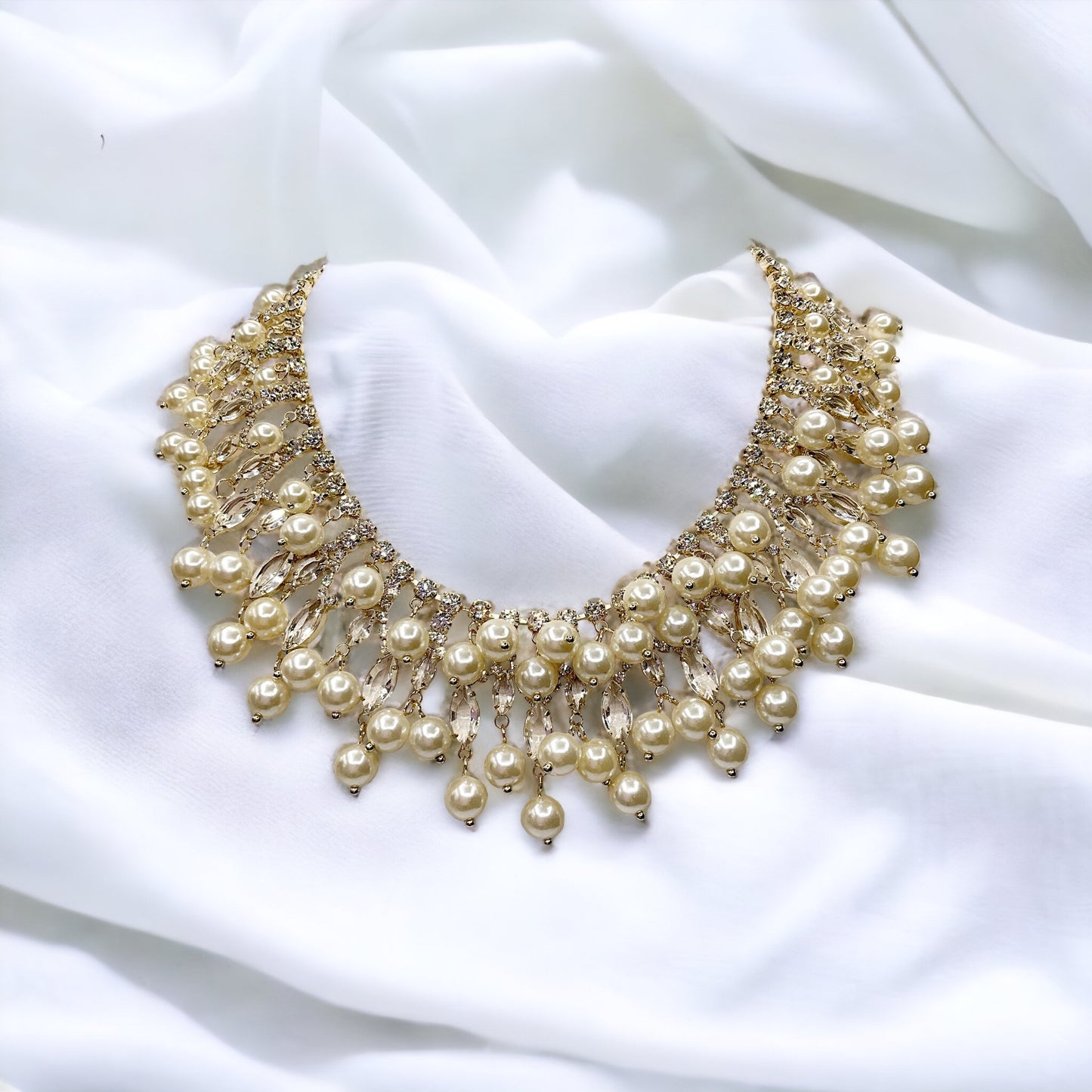 Collana Donna Perle e Cristalli Ottaviani Bijoux - 480493