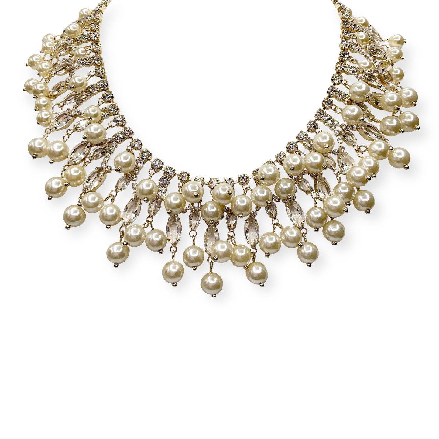 Collana Donna Perle e Cristalli Ottaviani Bijoux - 480493
