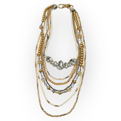 Collana Donna Multifili Cristalli Ottaviani Bijoux - 480464