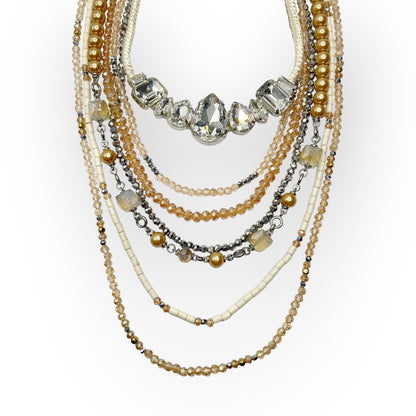 Collana Donna Multifili Cristalli Ottaviani Bijoux - 480464