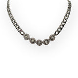 Collana Donna Groumette Zirconi e Borchie Ottaviani Bijoux - 480458