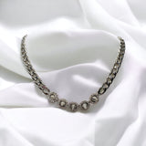 Collana Donna Groumette Zirconi e Borchie Ottaviani Bijoux - 480458