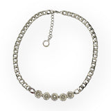 Collana Donna Groumette Zirconi e Borchie Ottaviani Bijoux - 480458
