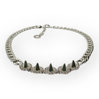 Collana Donna Groumette Zirconi e Borchie Ottaviani Bijoux - 480458