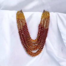 Collana Lunga Donna Multifilo Cristalli Ambra Ottaviani Bijoux - 480553