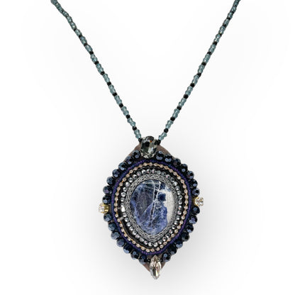 Collana Lunga Donna Ciondolo Grande Pietra Dura Ottaviani Bijoux - 480014