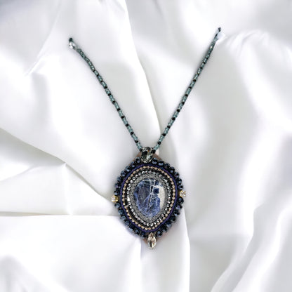 Collana Lunga Donna Ciondolo Grande Pietra Dura Ottaviani Bijoux - 480014
