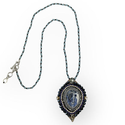 Collana Lunga Donna Ciondolo Grande Pietra Dura Ottaviani Bijoux - 480014