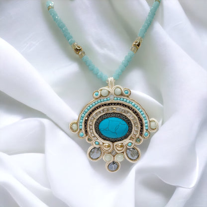 Collana Lunga Ciondolo In Piuma Naturale Acchiappasogni, Collana Con Ciondolo In Piuma, Gioielli Nativi Americani, Collana Boho, Etnica, Collana Di Piume - Italia - Foto 2