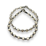 Bracciale Spadarella Pepite Schiacciate ed Ematite - SPBR681