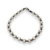 Bracciale Spadarella Pepite Schiacciate ed Ematite - SPBR681