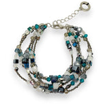 Bracciale Donna Multifili Perline e Cristalli Ottaviani Bijoux - 47857