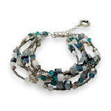 Bracciale Donna Multifili Perline e Cristalli Ottaviani Bijoux - 47857
