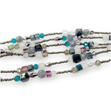 Bracciale Donna Multifili Perline e Cristalli Ottaviani Bijoux - 47857