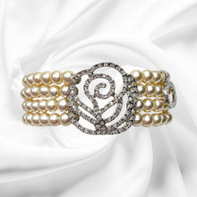 Bracciale Donna Perle e Rosa di Cristalli Ottaviani Bijoux - 470827