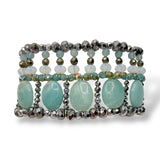 Bracciale Donna Alto con Pietre Dure e Cristalli Ottaviani Bijoux - 47420