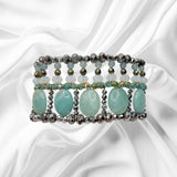 Bracciale Donna Alto con Pietre Dure e Cristalli Ottaviani Bijoux - 47420