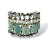 Bracciale Donna Alto con Pietre Dure e Cristalli Ottaviani Bijoux - 47420