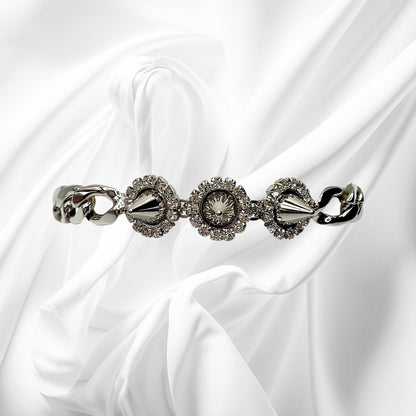 Bracciale Donna Groumette con Borchie Ottaviani Bijoux - 470731