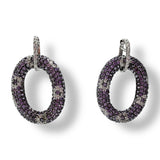 Orecchini Donna Pietre Viola Ottaviani Bijoux - 49906