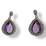 Orecchini Donna Pietra Viola Cabochon Ottaviani Bijoux - 49984