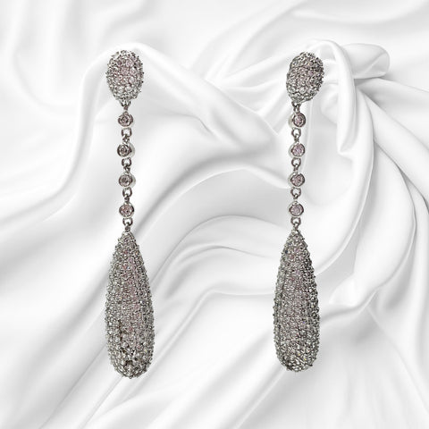 Orecchini Pendenti Donna Goccia di Zirconi Ottaviani Bijoux - 49842