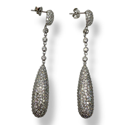 Orecchini Pendenti Donna Goccia di Zirconi Ottaviani Bijoux - 49842