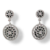 Orecchini Donna Zirconi Bianchi e Neri Ottaviani Bijoux - 49843