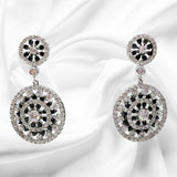 Orecchini Donna Zirconi Bianchi e Neri Ottaviani Bijoux - 49843